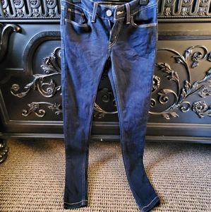 Levi's super skinny blue jeans